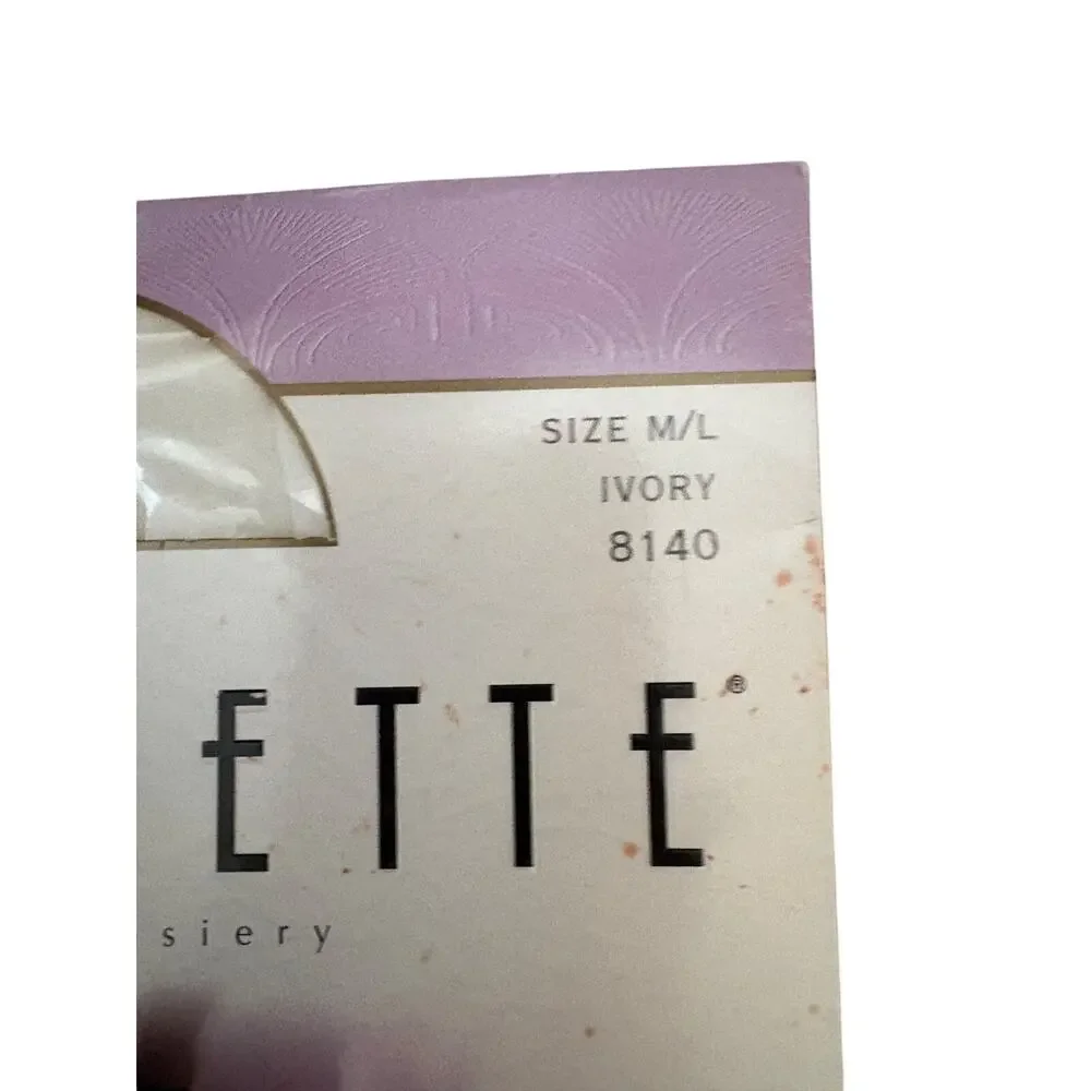 Vassarette 8140 Longline Shaper M/L Ivory Tummy Control Hosiery NOS